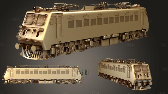 Indian Railway Electric Locomotive WAP 4 stl model for CNC