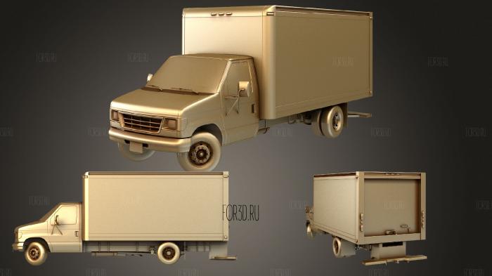 Industrial van box truck