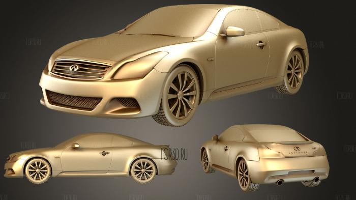 Infiniti G37 Coupe 2009 stl model for CNC