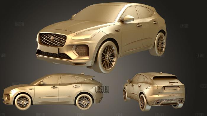 Jaguar e pace r dynamic 2021 3d stl модель для ЧПУ