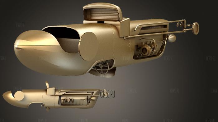 Jay Leno Tank Car Hot Rod stl model for CNC
