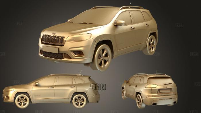 Jeep Cherokee Limited 2019 stl model for CNC