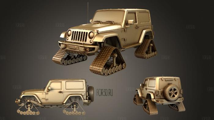 Jeep Wrangler Rubicon Recon Crawler 2017 Fbx