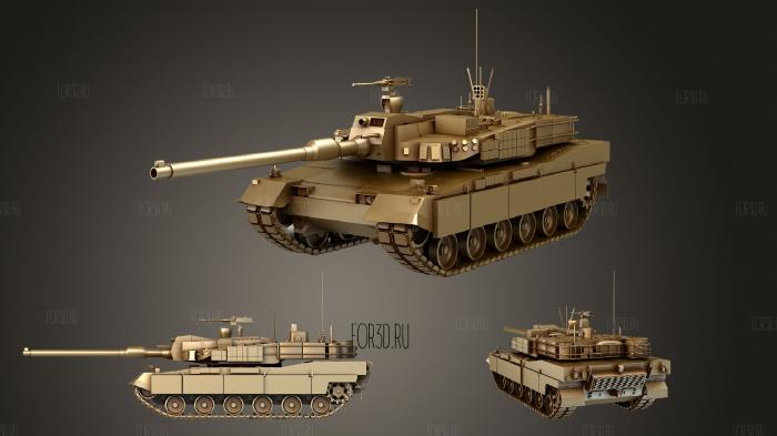 K2 BlackPanther Korea Tank 3d stl модель для ЧПУ