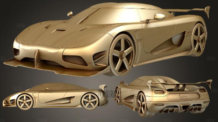 Koenigsegg Agera RS 2015 3d stl модель для ЧПУ