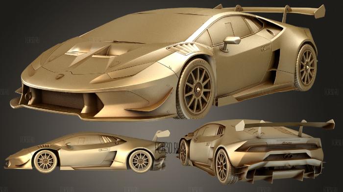 Lamborghini Huracan (LP 620 2) Super Trofeo 2014 stl model for CNC