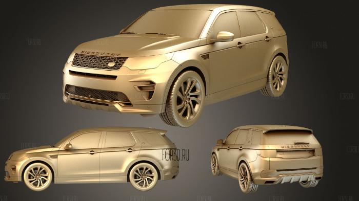 Land Rover Discovery Sport Dynamic 2016 set 3d stl модель для ЧПУ