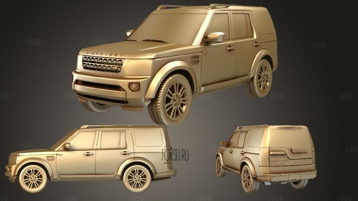 Land Rover Discovery (Mk4f) 2014 stl model for CNC