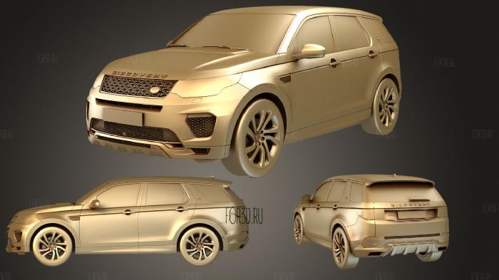 Land Rover Discovery Sport HSE 2019 stl model for CNC