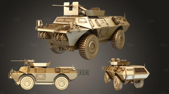 M1117 Armored Security Vehicle stl model for CNC