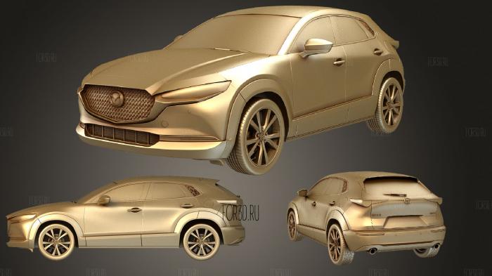 Mazda CX 30 HQinterior 2020 stl model for CNC
