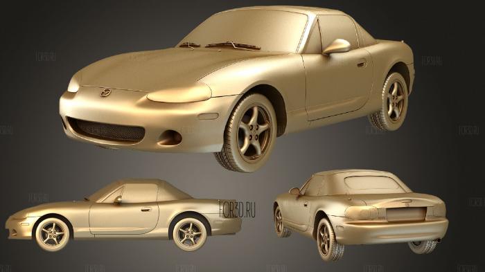 Mazda MX 5 (Mk2) (NB) 1998 3d stl модель для ЧПУ