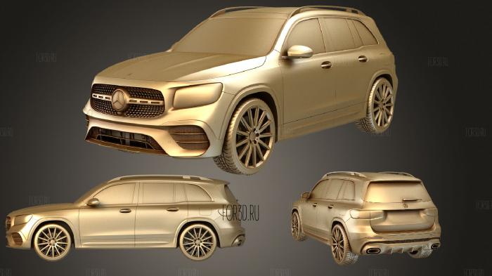 Mercedes Benz GLB AMG 2020 3D stl model for CNC