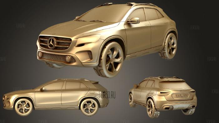Mercedes Benz GLA Concept 2013 set stl model for CNC