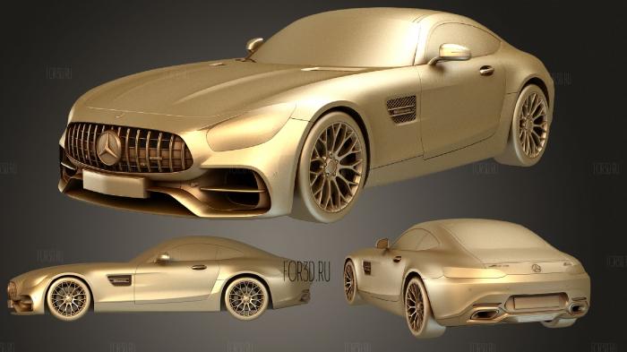 Mercedes AMG GT 2020 stl model for CNC