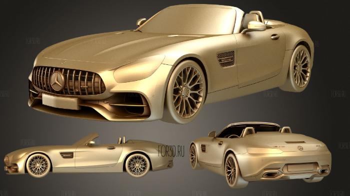 Mercedes AMG GT Roadster 2020 stl model for CNC