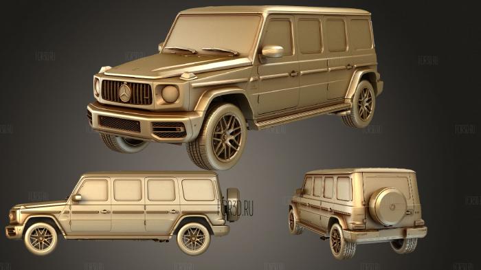 Mercedes AMG Limousine G 63 W463 2018 stl model for CNC