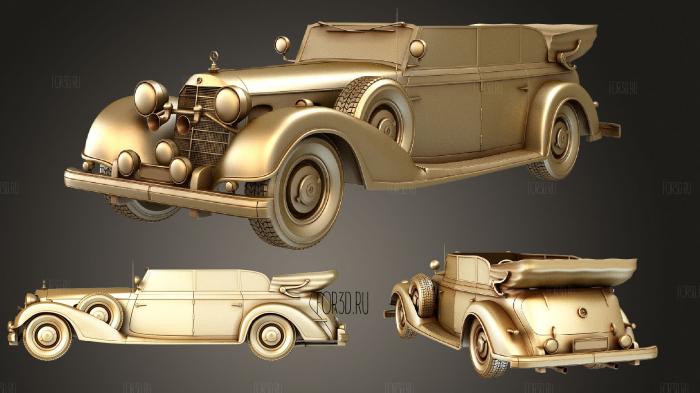 Mercedes Benz 770K 1936 3d stl модель для ЧПУ