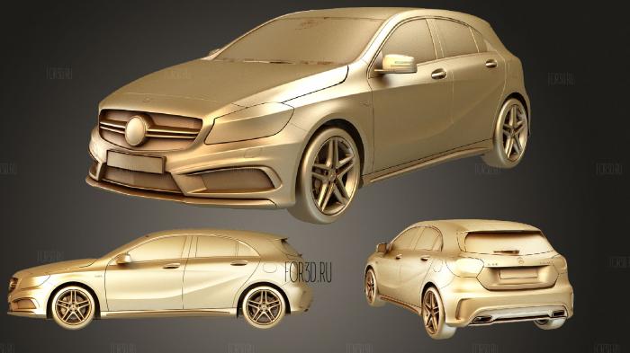 Mercedes Benz A45 AMG stl model for CNC