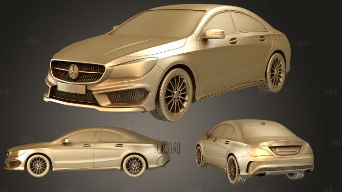 Комплект Mercedes Benz CLA Class AMG 3d stl модель для ЧПУ