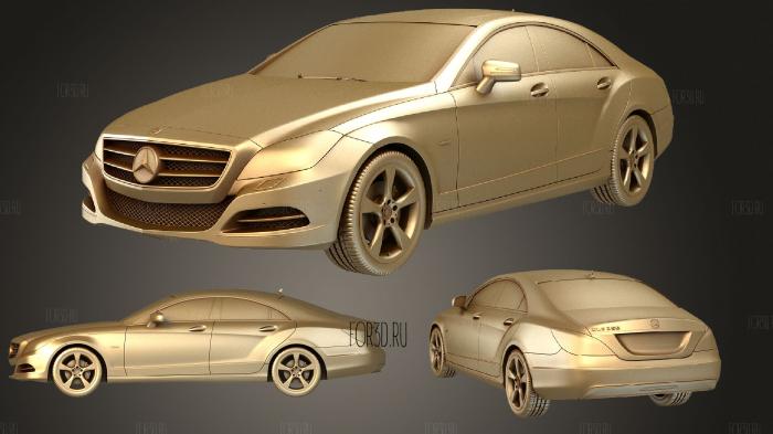 Mercedes Benz CLS 2011 stl model for CNC