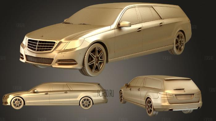 Mercedes Benz E class S212 Binz Xtend 2012 stl model for CNC