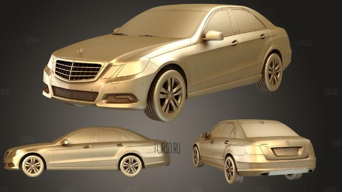 Mercedes Benz E class sedan 2010 stl model for CNC