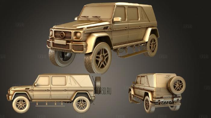 Mercedes Benz G class (W463) Maybach Landaulet HQinterior 2017 stl model for CNC