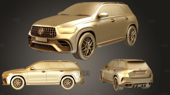 Mercedes Benz GLE 63 stl model for CNC