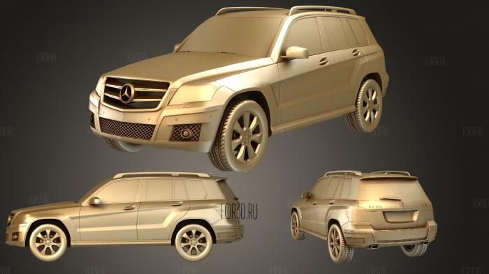 Mercedes Benz GLK 2010 stl model for CNC