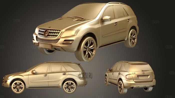 Mercedes Benz ML class 2011 stl model for CNC