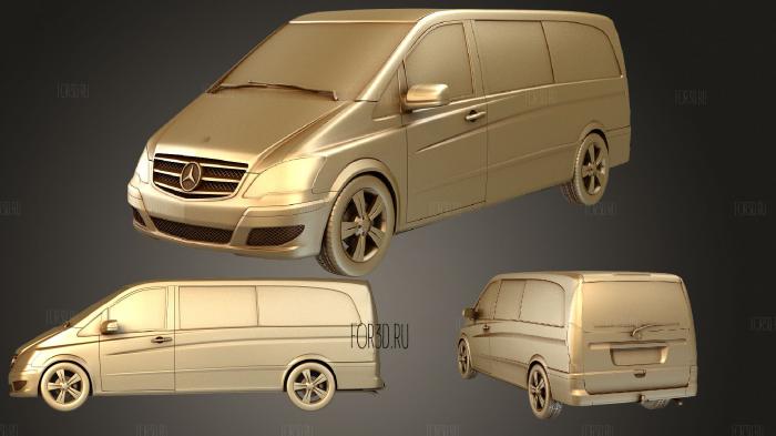 Mercedes Benz Viano extralong 2011 stl model for CNC