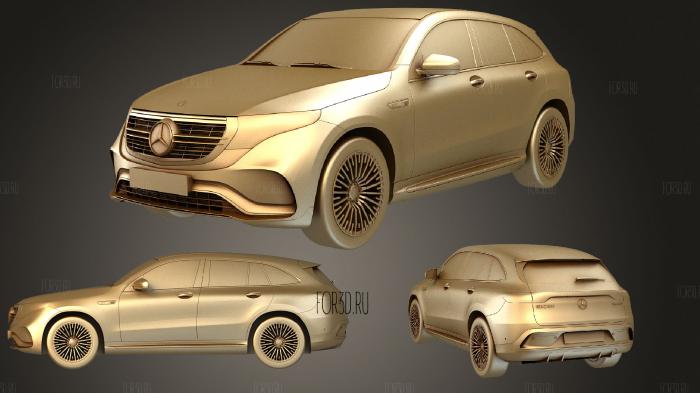 Mercedes Benz EQC AMG 2020 stl model for CNC