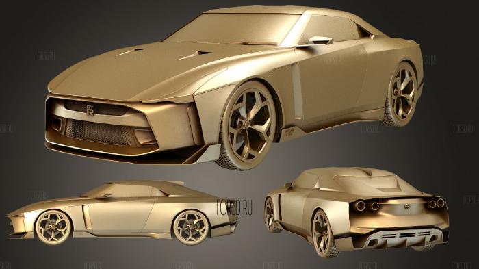 Nissan GT R50 concept 2018 stl model for CNC