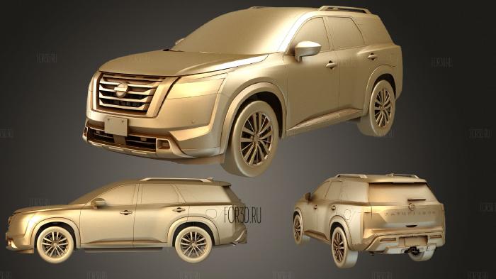 Nissan Pathfinder 2022 3d stl модель для ЧПУ