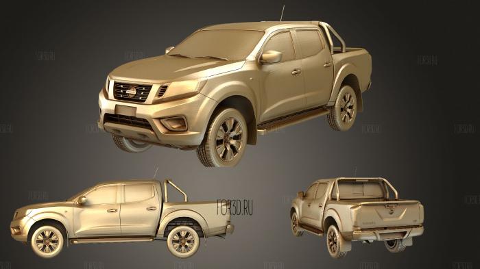 Nissan navara tekna 2021 stl model for CNC