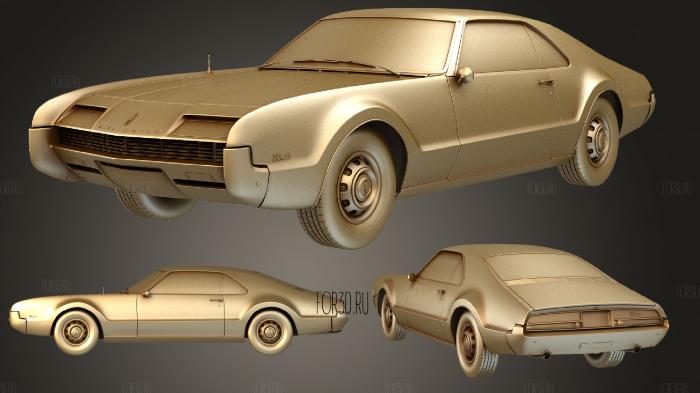Oldsmobile Toronado (Mk1) (9487) 1966 stl model for CNC