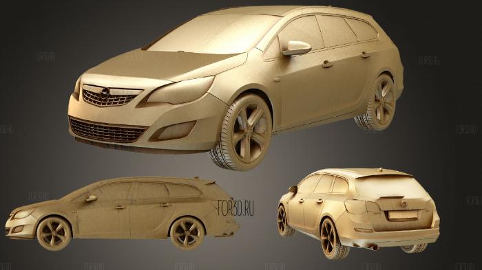 Opel Astra Sports Tourer 2011 3d stl модель для ЧПУ