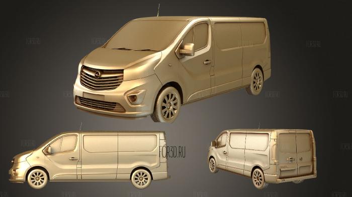 Opel Vivaro L2H1 2015 3d stl модель для ЧПУ