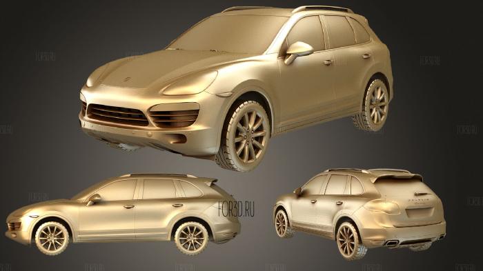 Porsche Cayenne (Mk3) (958) S Hybrid 2010 3d stl модель для ЧПУ