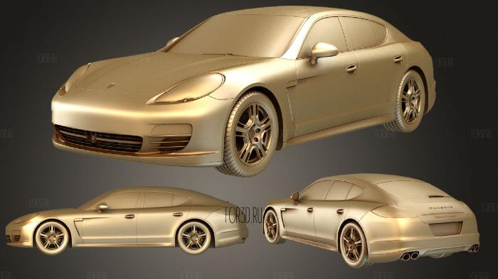 Porsche Panamera S hybrid stl model for CNC