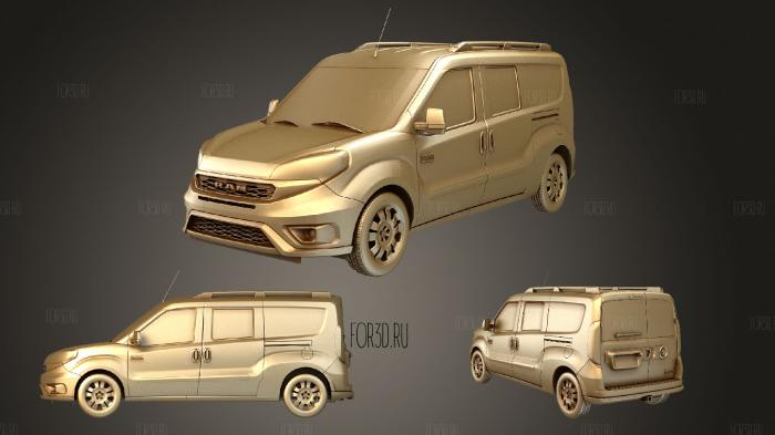 Ram ProMaster City Wagon 2019 stl model for CNC