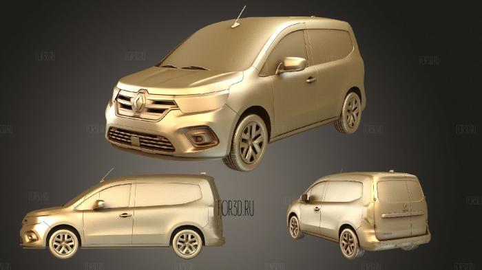 Renault kangoo ev van 2022rar stl model for CNC