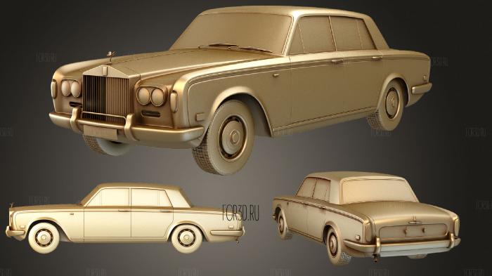 Rolls Royce Silver Shadow hipoly