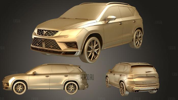 Seat Ateca Cupra 2018 stl model for CNC