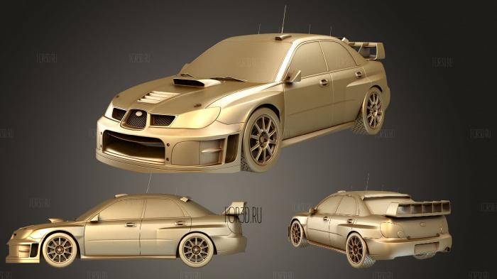 Subaru Impreza STi WRC 2006 hipoly