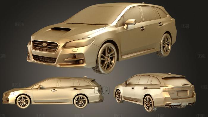 Subaru Levorg HQinterior 2015 stl model for CNC