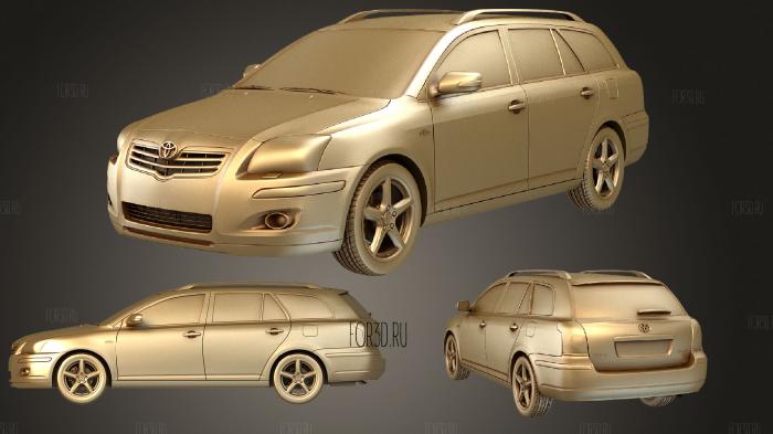 Toyota Avensis (Mk2f) (T250) wagon 2006 stl model for CNC