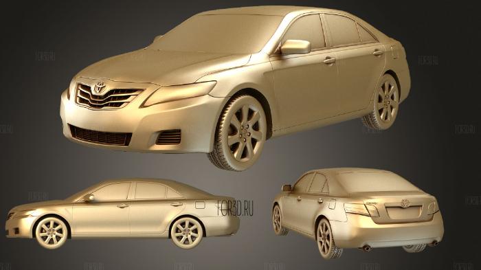 Toyota Camry LE 2010 stl model for CNC