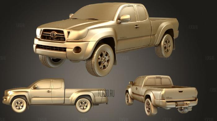 Toyota Tacoma AccessCab 2011 stl model for CNC